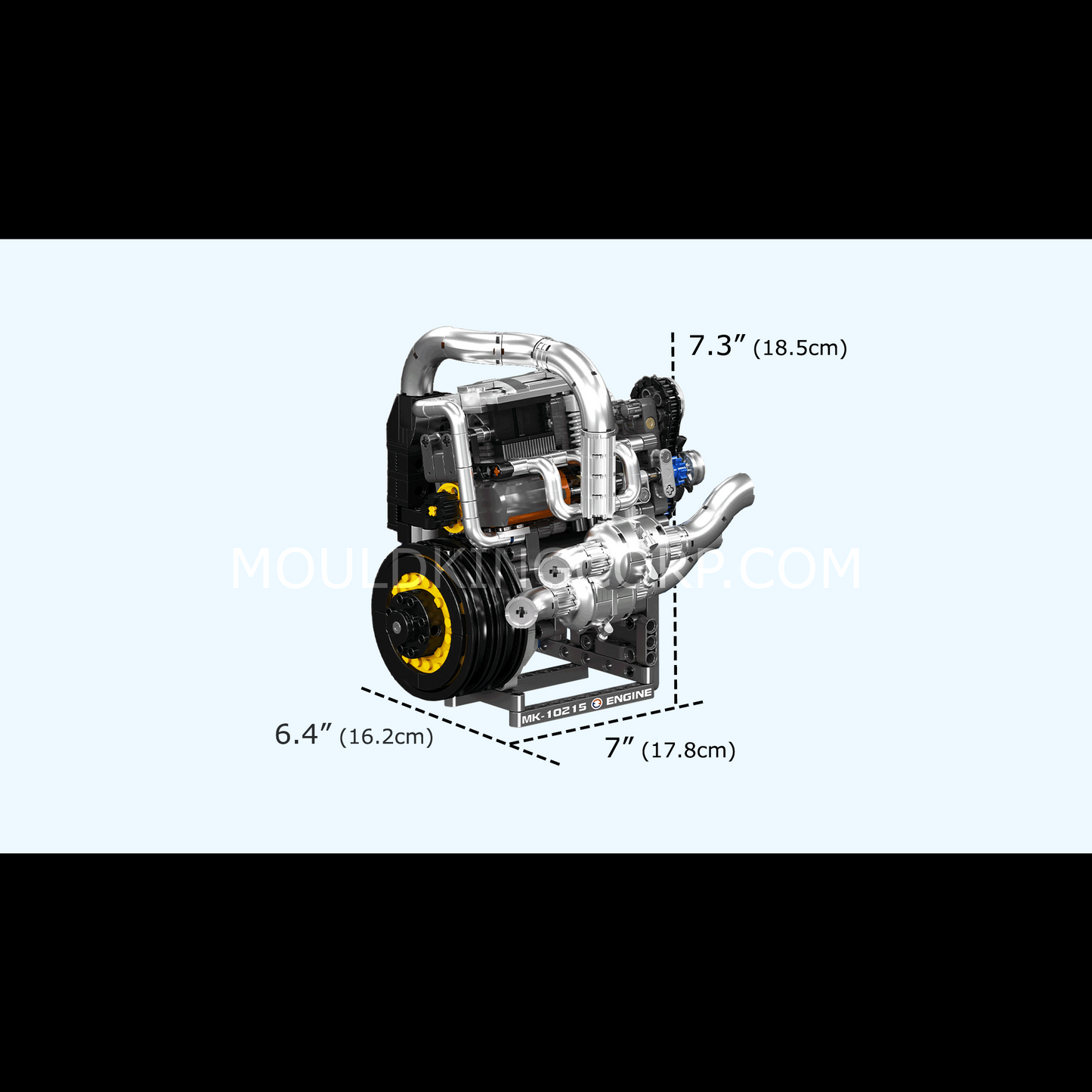 Mould King 10215 Koenig Supercar Engine Building Set | 739 Pcs