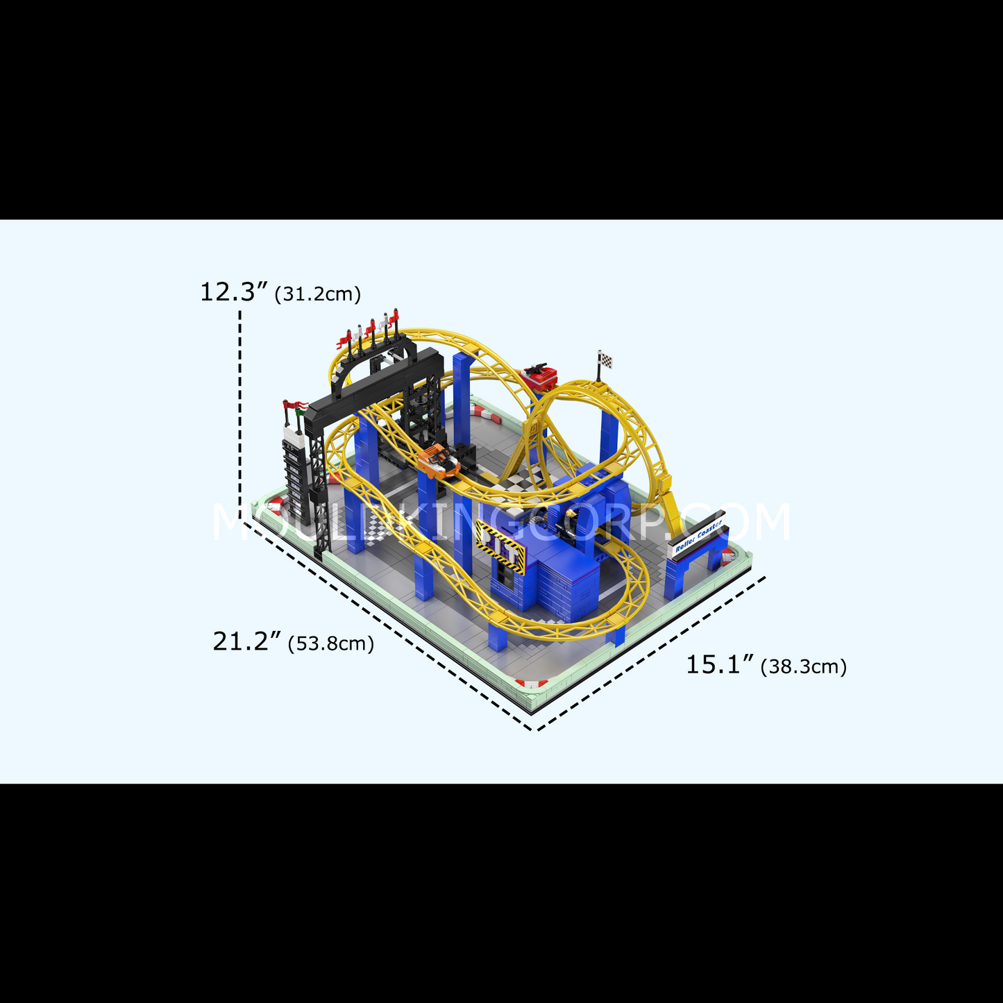 Mould King 11020 Whirlwind Coaster Building Set | 1,707 Pcs