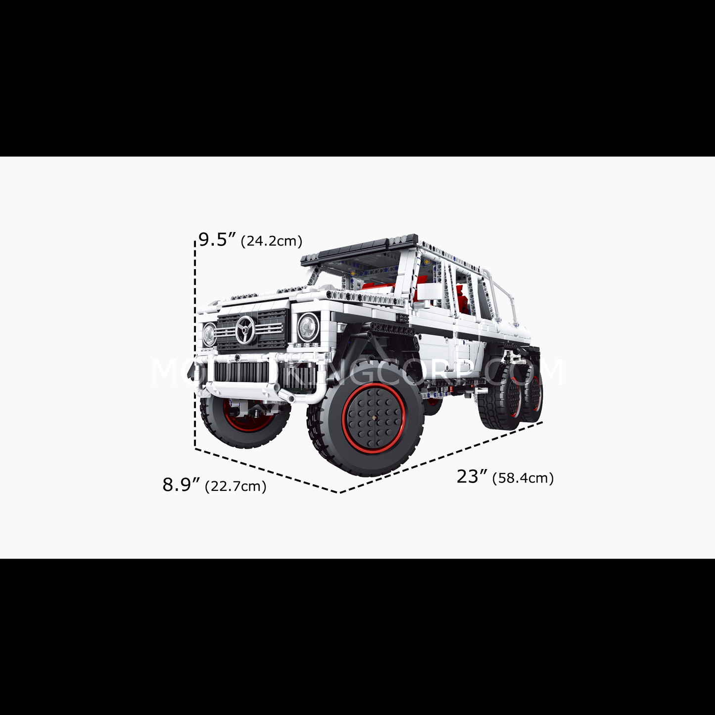 Mould King 13061S Remote Controlled Glass 700 6x6 Building Set | 3,825pcs
