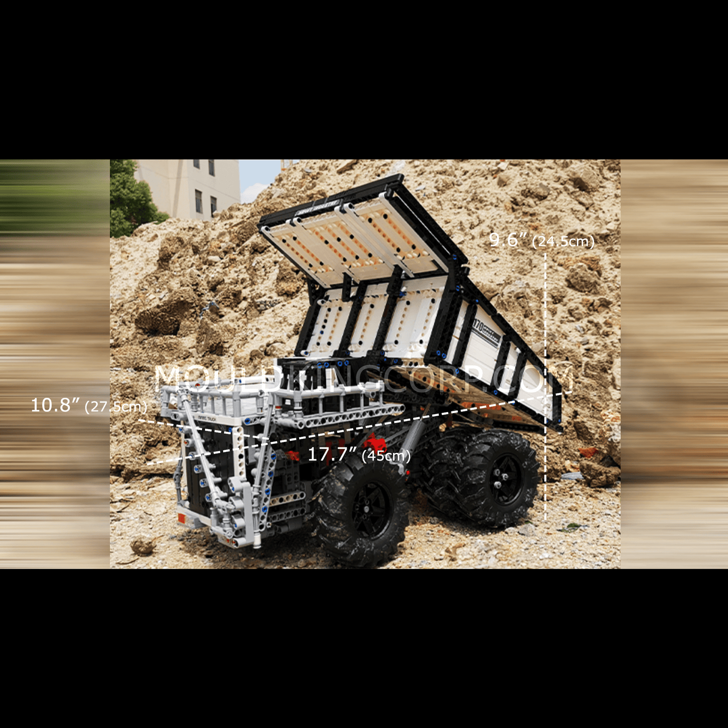MOULD KING 13170 RC Mining Dump Truck Building Set | 2,044 PCS