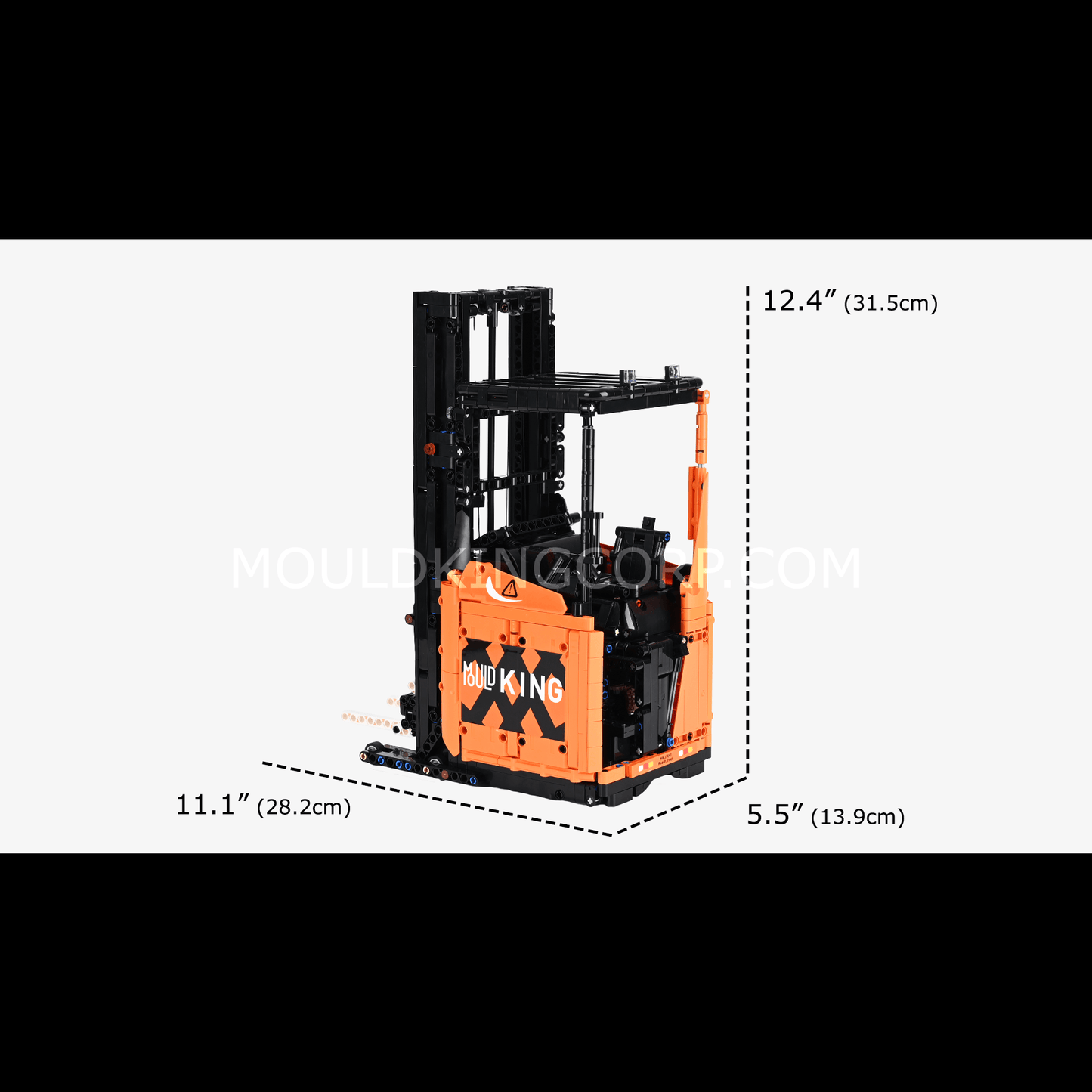 Mould King 17040 Shelf Forklift Model Building Set | 1,506 PCS