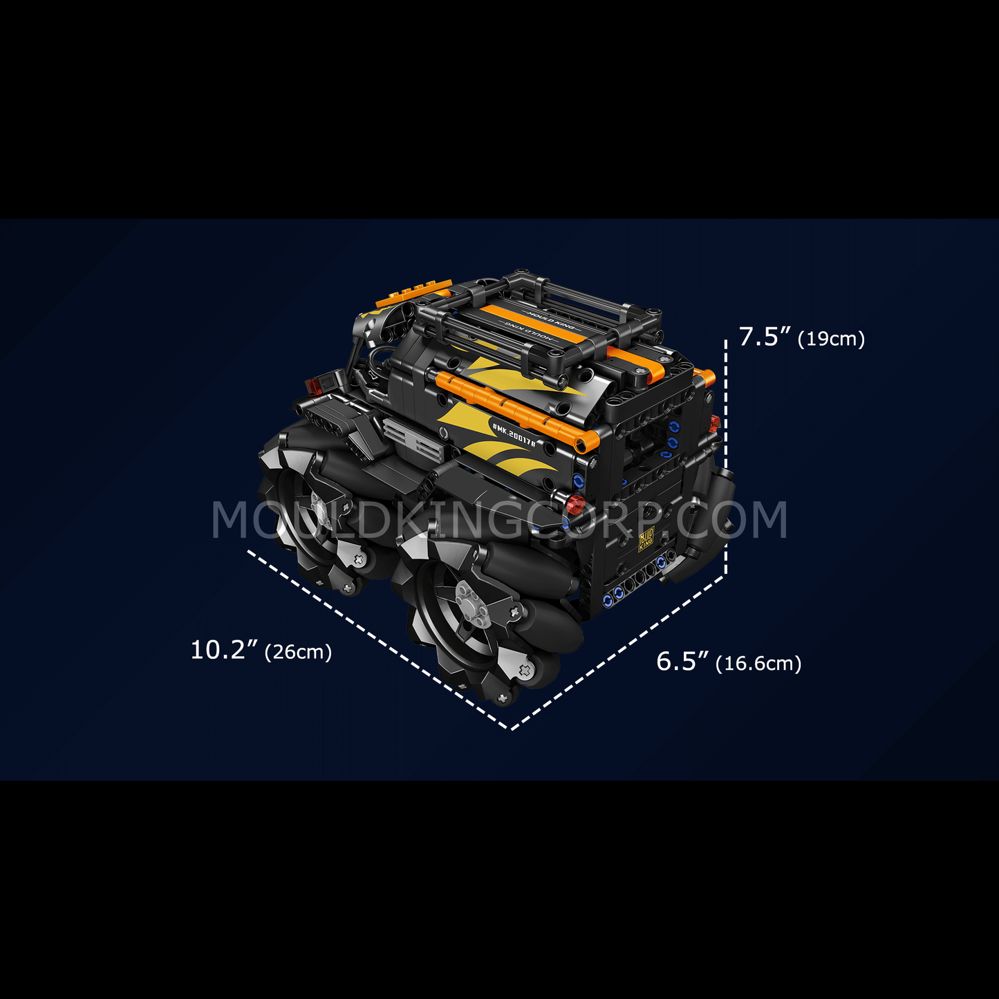 Mould King 20016 Mecanum ATV Remote Controlled Building Set | 617 PCS