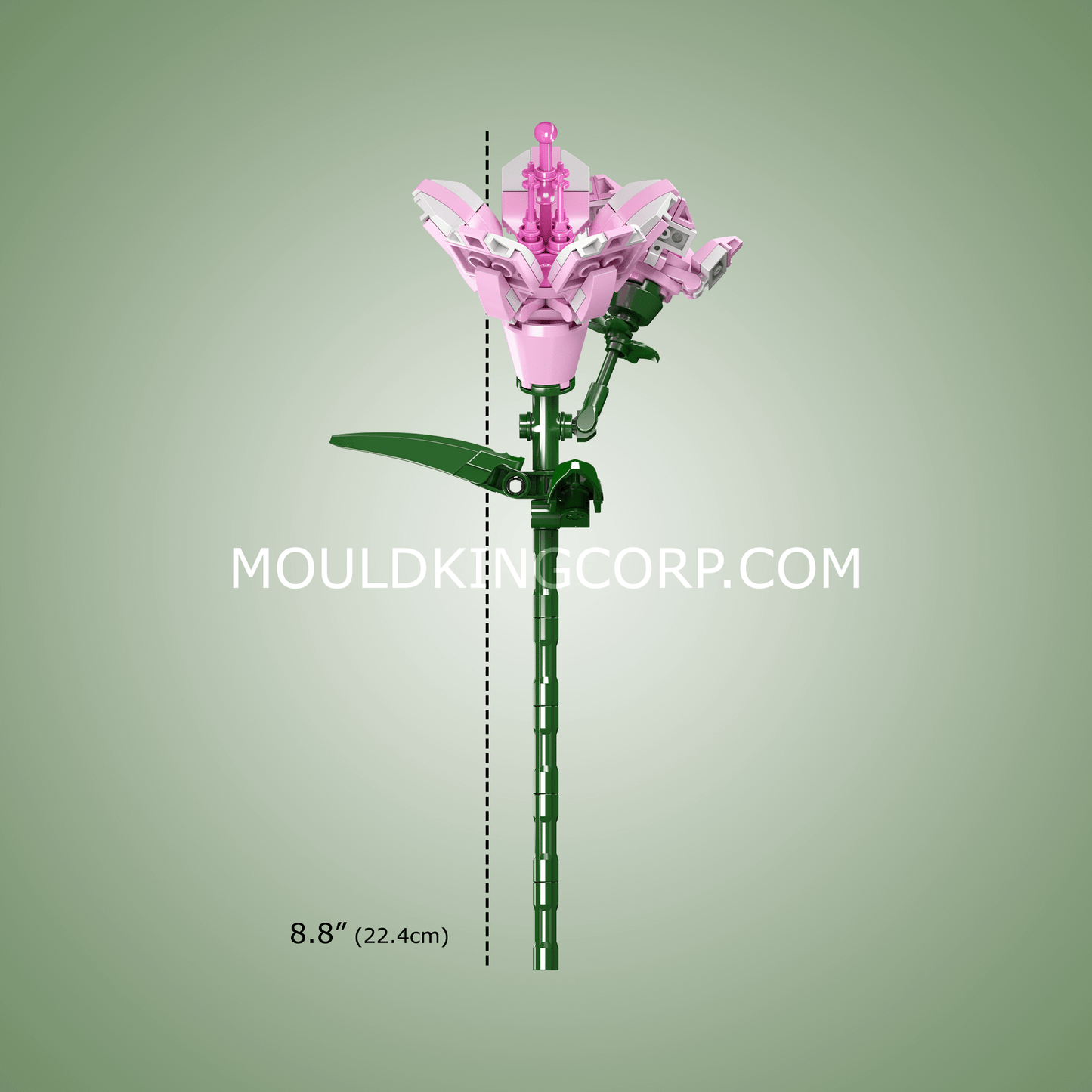 Mould King 24002 Rhododendron Flower Building Set | 132 PCS