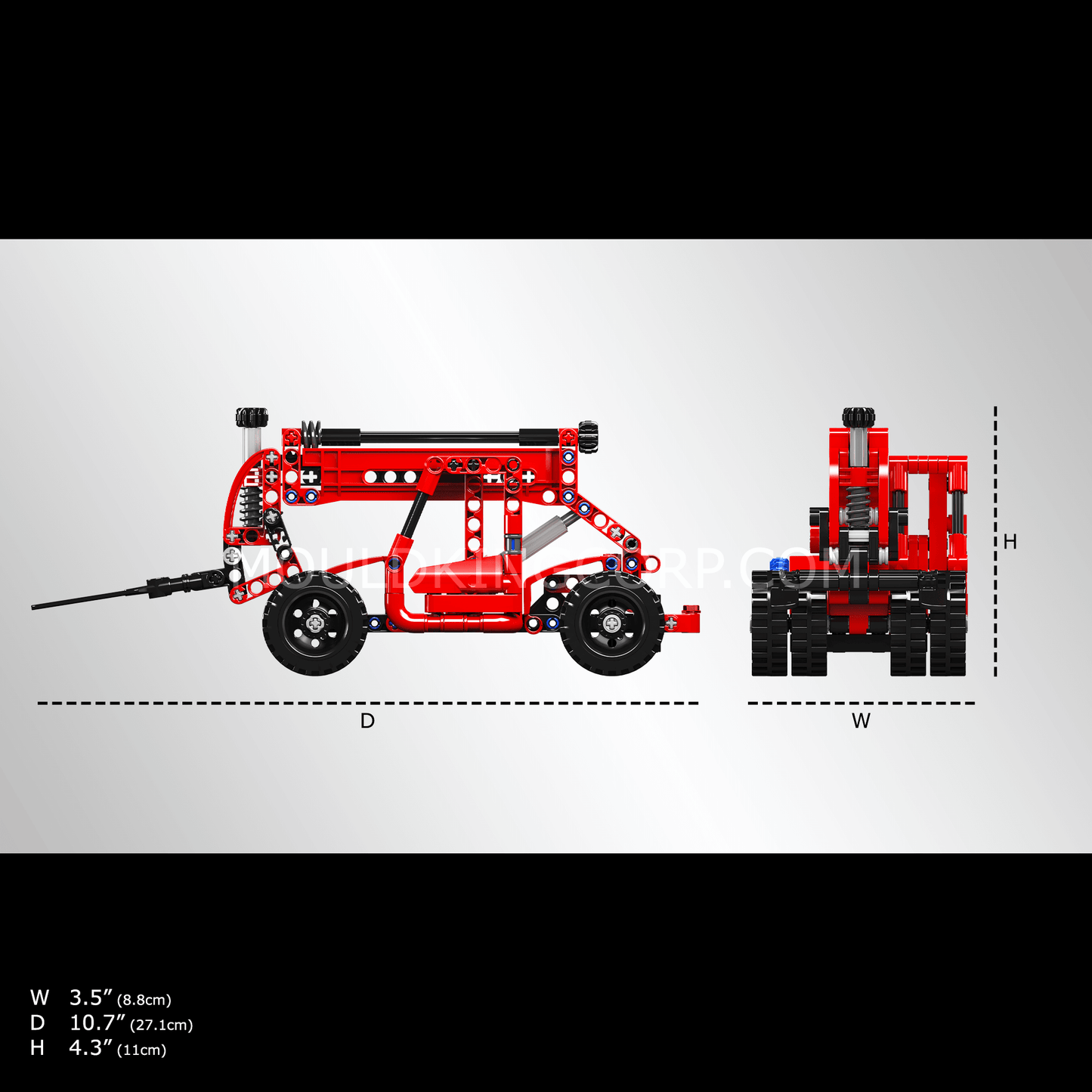 Mould King 24016 Telehandler Building Toy Set | 218 PCS