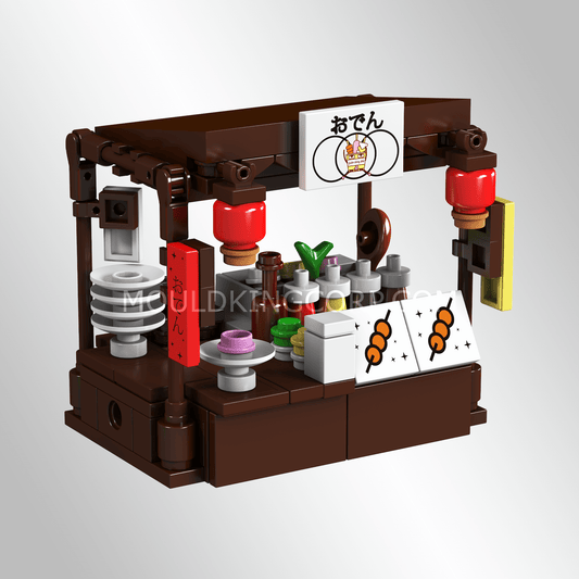 Mould King 24025 Oden Stand & Capsule Toy Machine Building Set | 265 Pcs