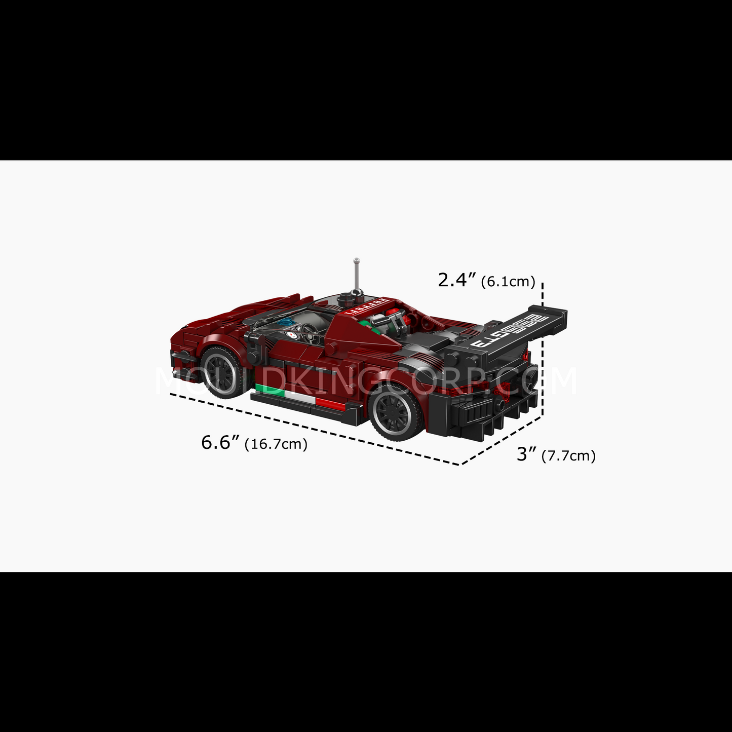 Mould King 27087 F296 GT3 Supercar Model Building Set | 416 Pcs