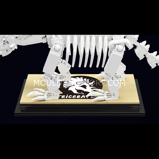 Mould King 29006 Triceratops Dinosaur Fossil Building Kit | 397 Pcs