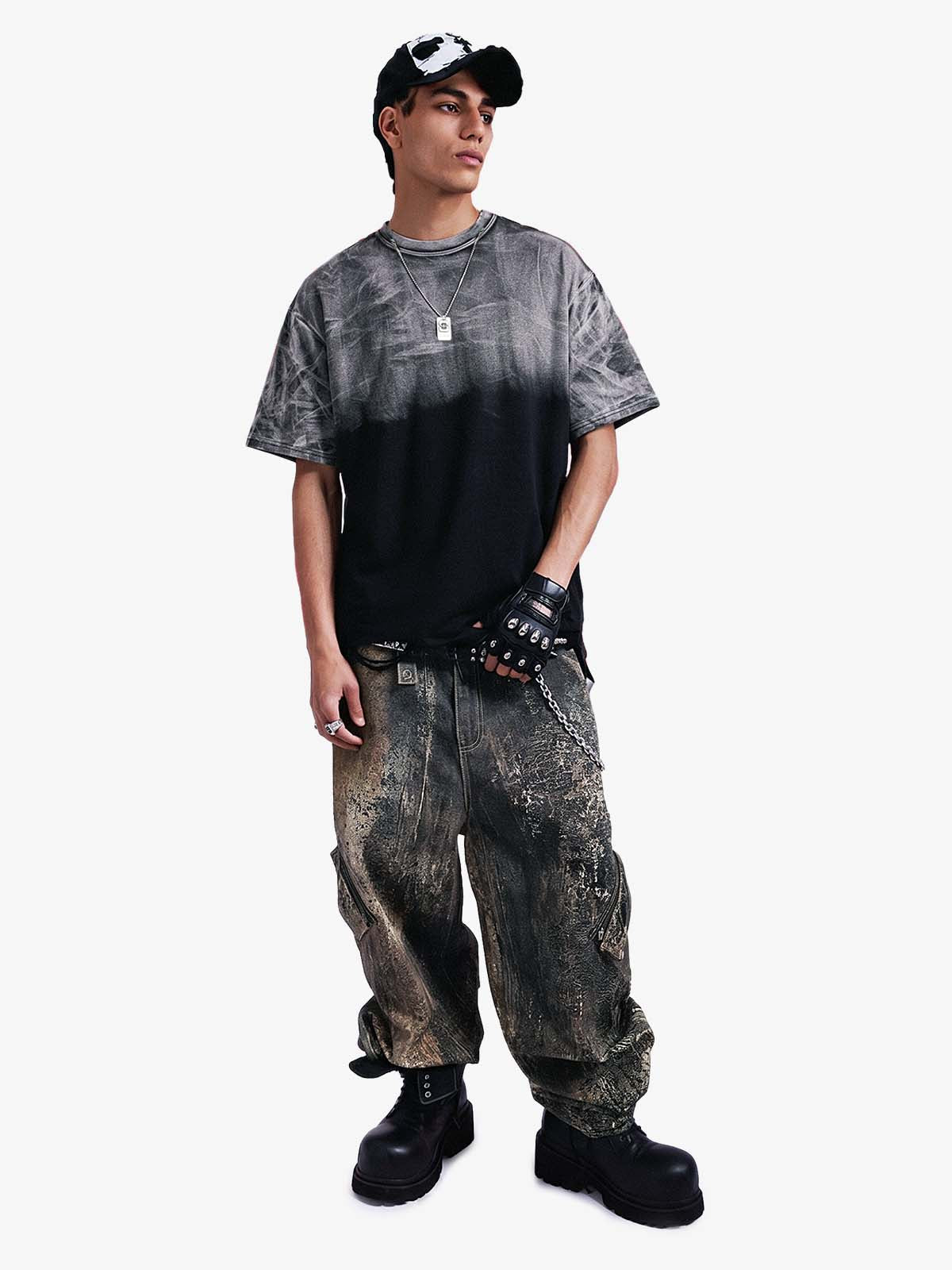 Thesupermade Metal Tag Street Rap T-Shirt