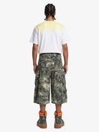 Camo-Print Baggy Cargo Jorts