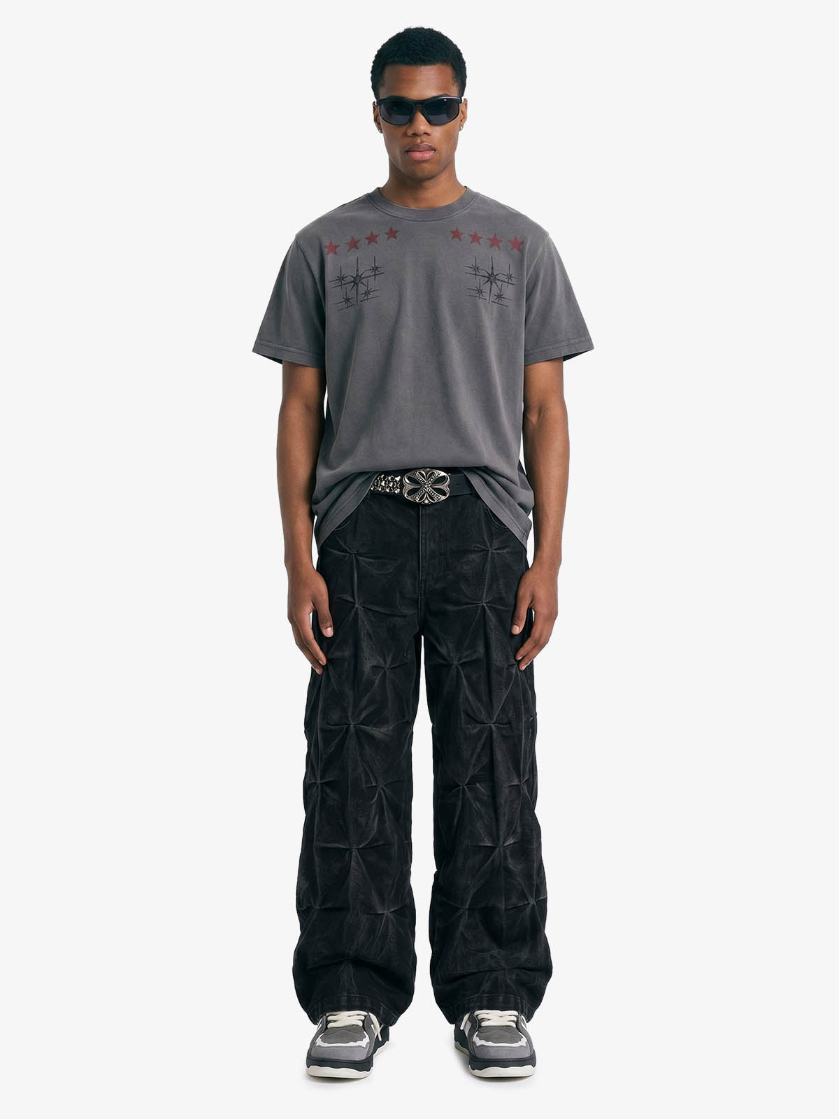 Cyber-Star Gothic Graphic T-Shirt