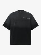 Vintage Wash Mock Neck Graphic T-Shirt
