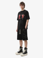 Studded Jersey Sweat Shorts - 2630