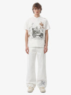 Fairy Tale Grunge Band Collar Henley T-Shirt