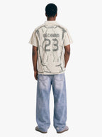 Supermade Trompe L'oeil Halftone Jersey Graphic T-Shirt