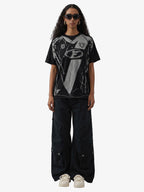 Supermade Trompe L'oeil Halftone Jersey Graphic T-Shirt