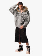 Supermade × Mortemartt Graphic Hooded Jacket- 2279