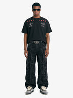 Cyber-Star Gothic Graphic T-Shirt