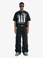 Gothic Statuette Cotton Jersey T-Shirt