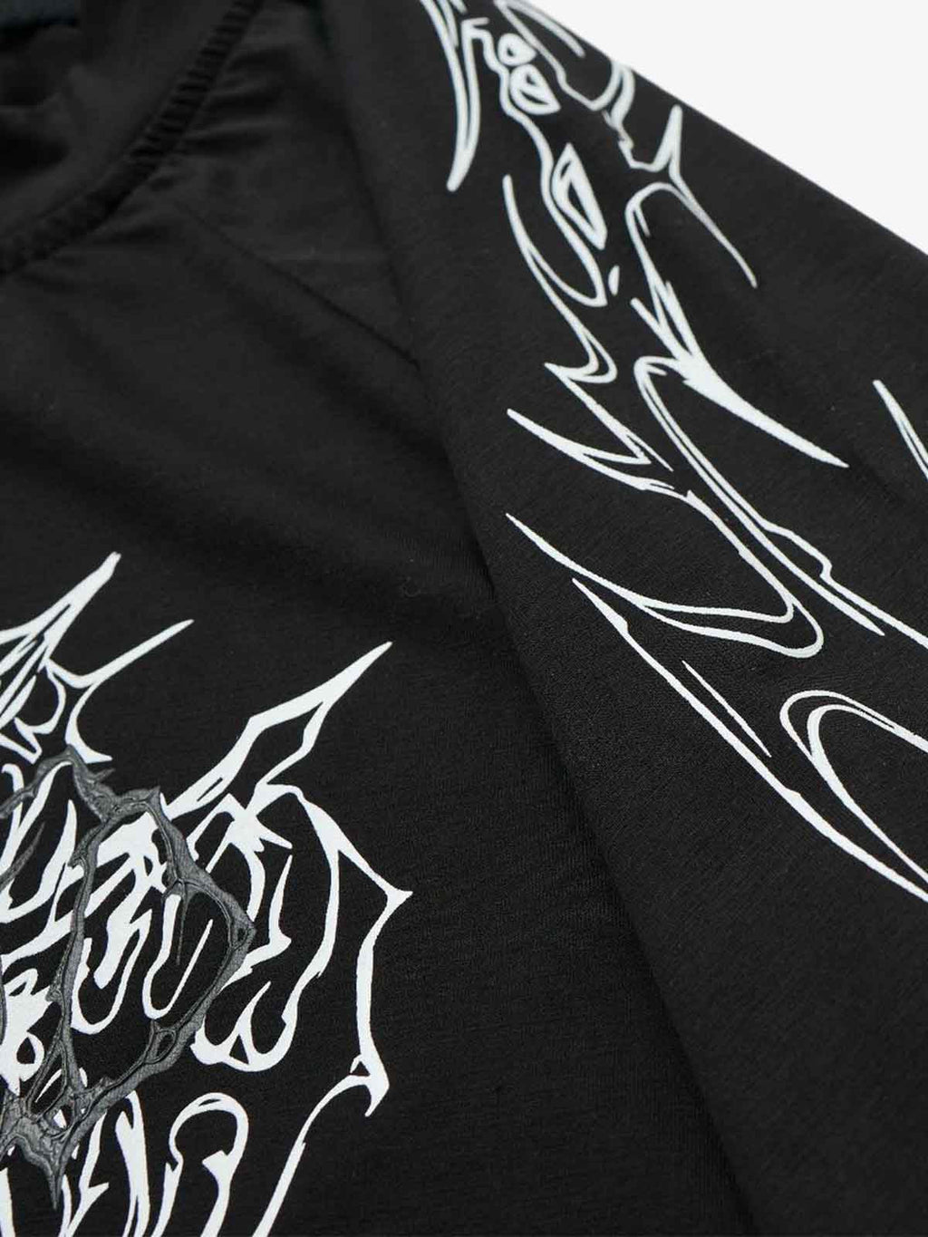 Abstract Flame Long Sleeve Tee