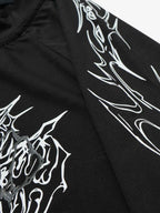 Abstract Flame Long Sleeve Tee