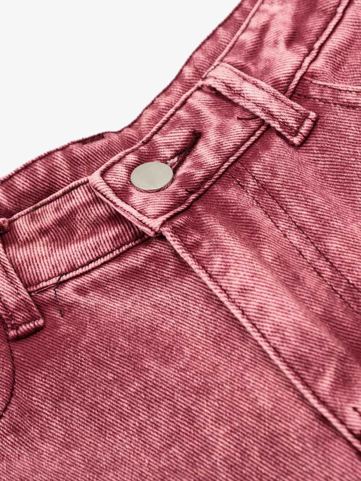 Boho Tapestry Patch Denim Jeans