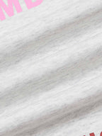 Multi-Color Typography Wide Leg Sweatpants