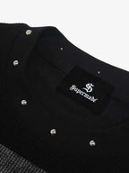 Faceless Portrait Waffle Knit T-Shirt