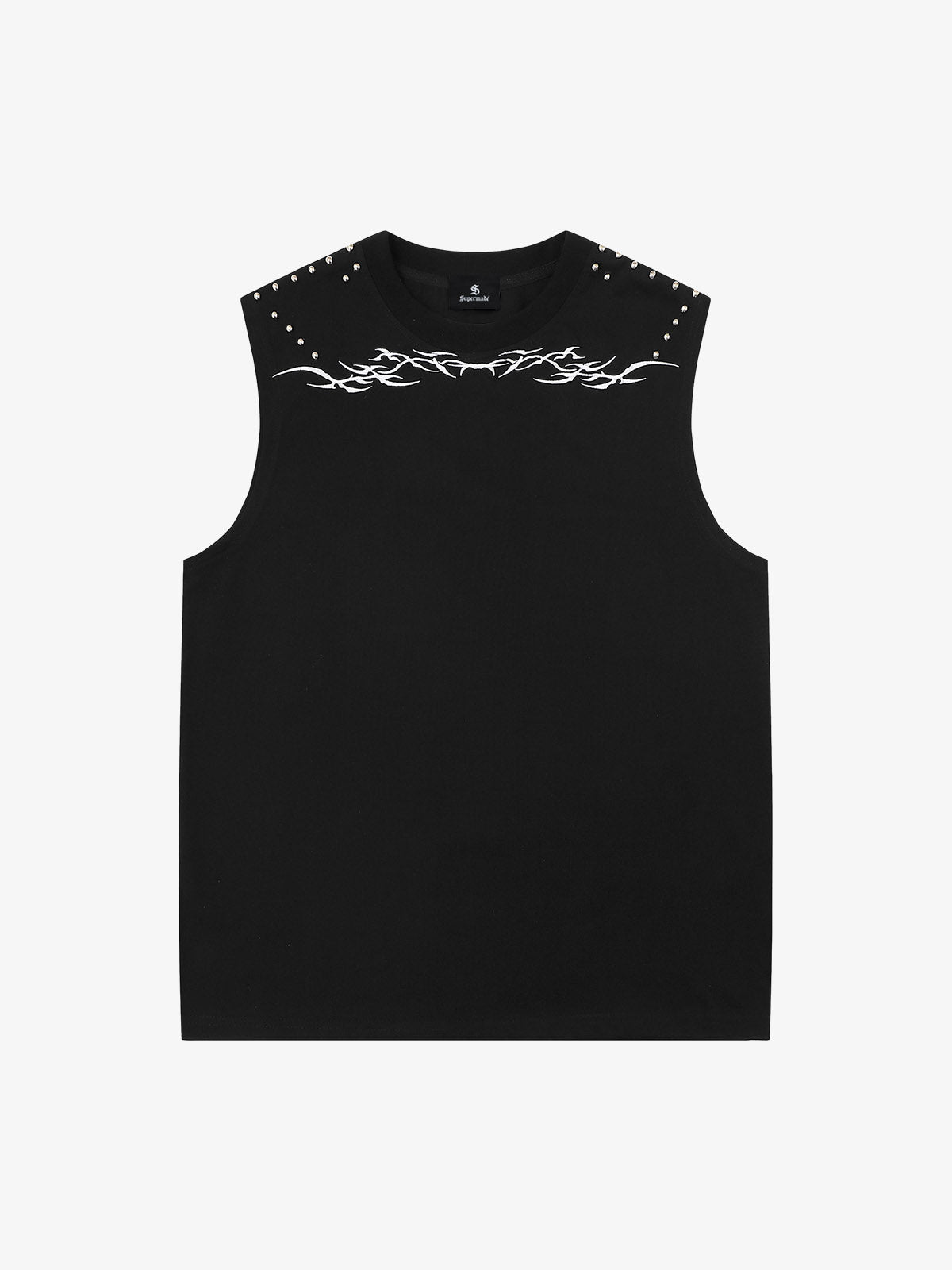 Studded Tribal Sleeveless T-Shirt