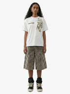 Vintage Leopard Cargo Shorts
