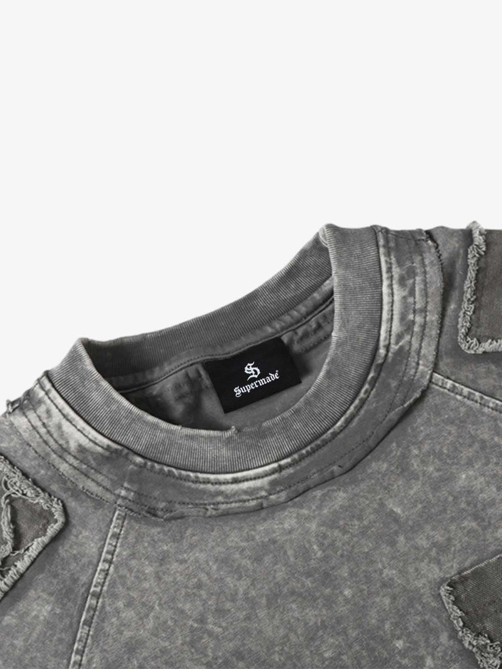 Exposed Seam Washed T Shirt