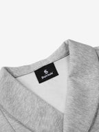 Shawl Collar Button Detail T-Shirt