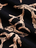 3D Textured Embossed Camp Collar Boxy Shirt