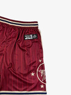 Star Crest Striped Soccer Shorts
