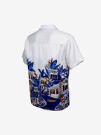 Vintage Seascape Camp Collar Boxy Shirt