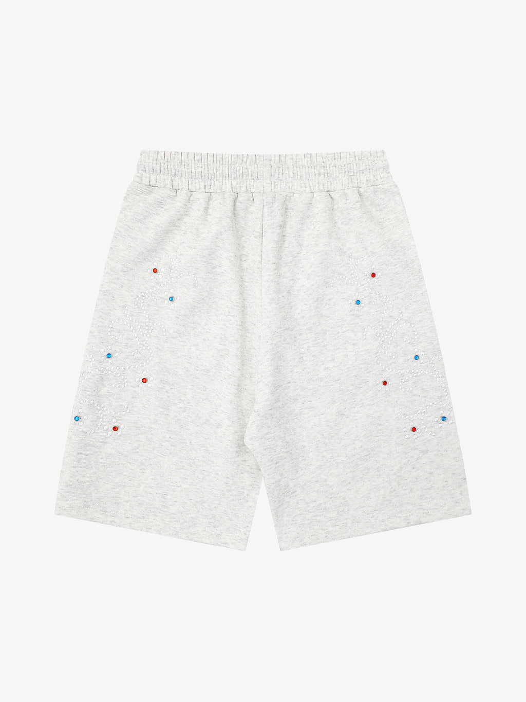 Rhinestone Graphic Knit Shorts