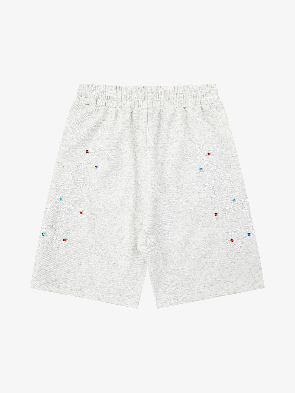 Rhinestone Graphic Knit Shorts