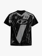 Supermade Trompe L'oeil Halftone Jersey Graphic T-Shirt