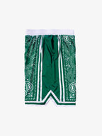 Paisley Print Soccer Shorts
