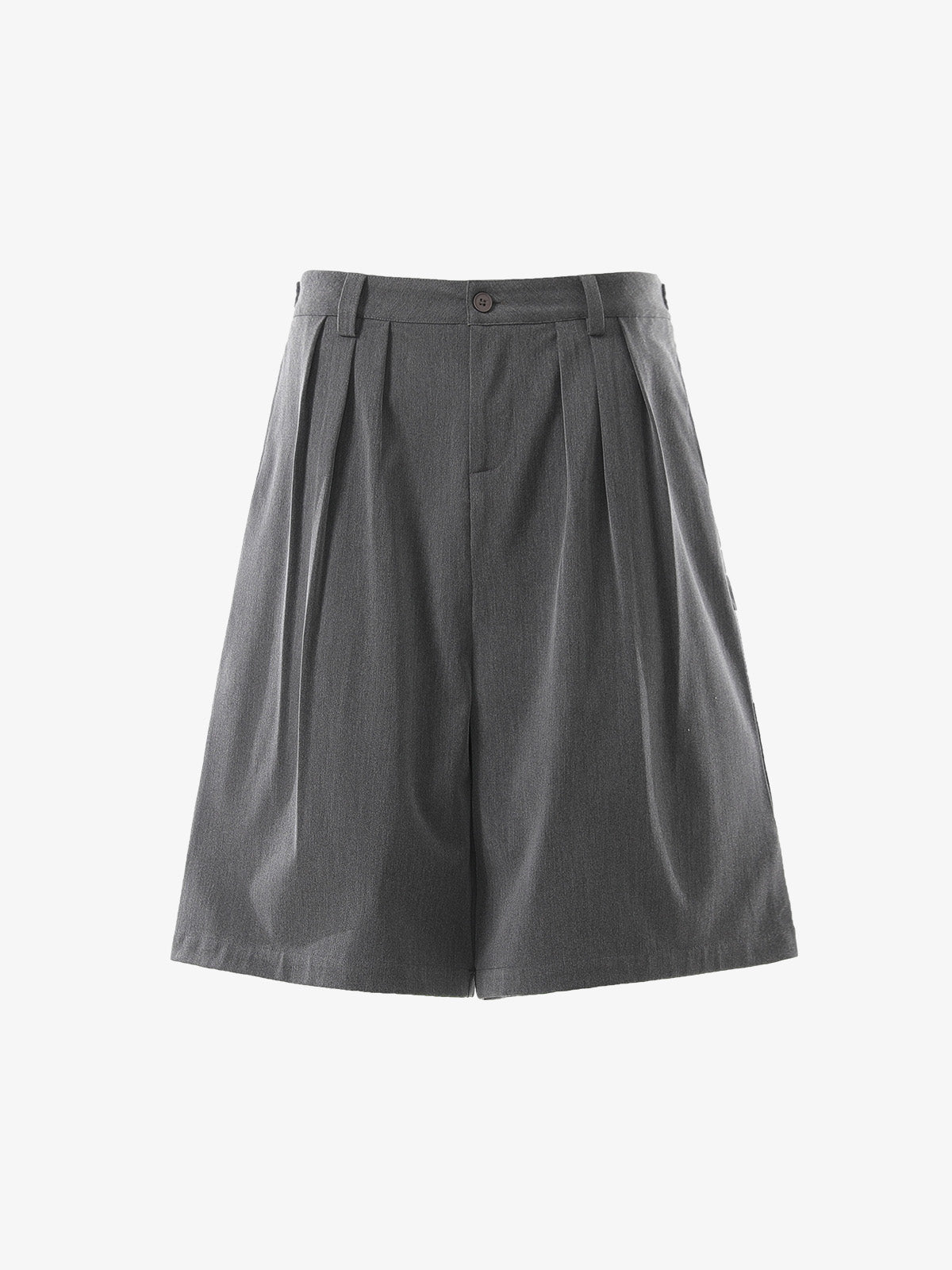 Pleated Wide-Leg Shorts