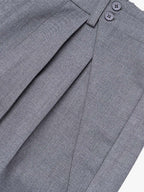 Pleated Suit Shorts
