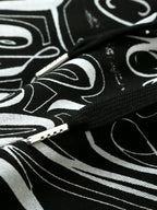Black & White Graphic Lounge Shorts