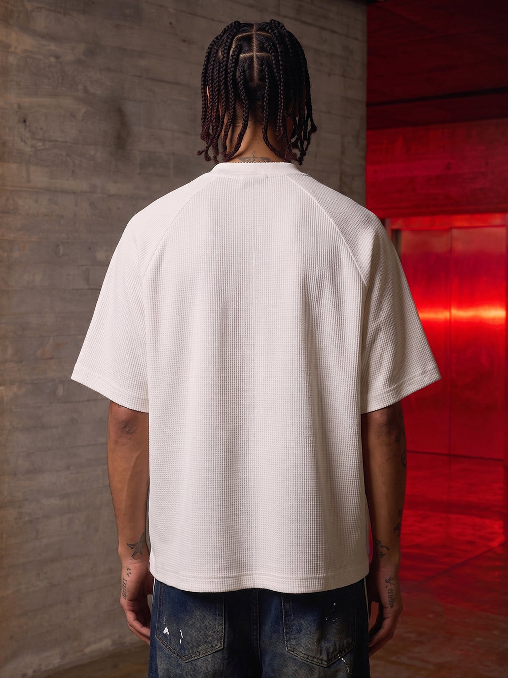 Rib Cage Print Gradient T-Shirt