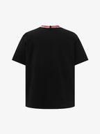 Street Plaid Tie Short Sleeve T-Shirt