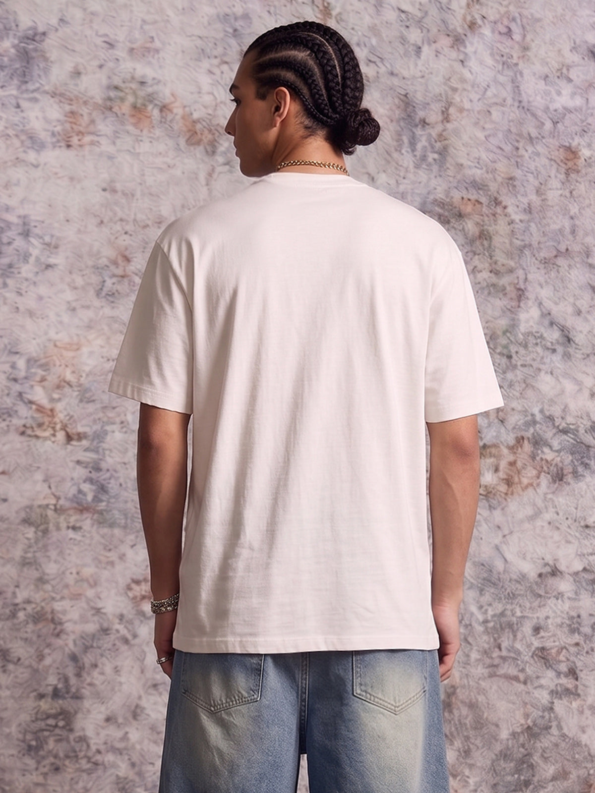 Abstract Hand-Painted Graphic T-Shirt