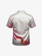 Horse Print Camp Collar Boxy Shirt