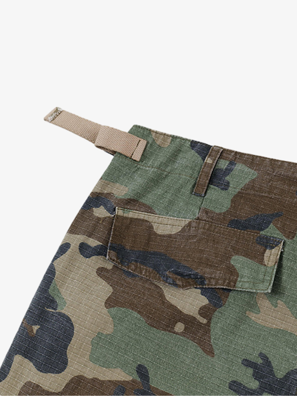 Ripstop Camouflage Cargo Shorts