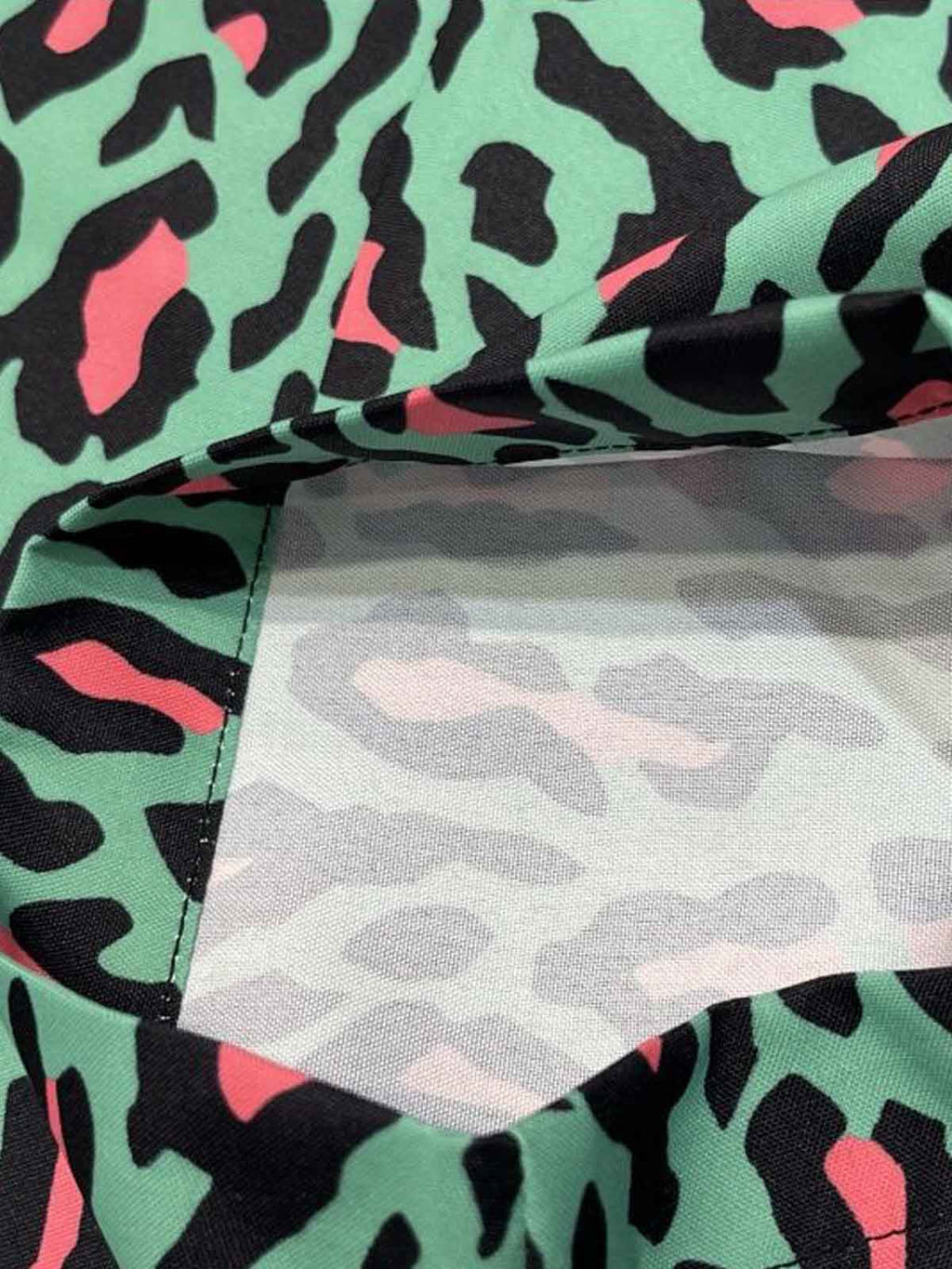 Classic Cheetah Print Camp Collar Boxy Shirt