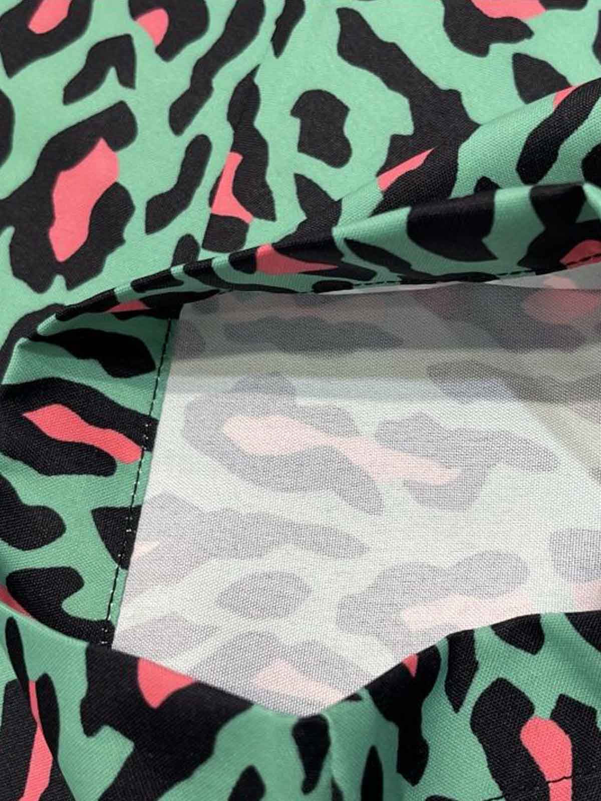 Classic Cheetah Print Camp Collar Boxy Shirt