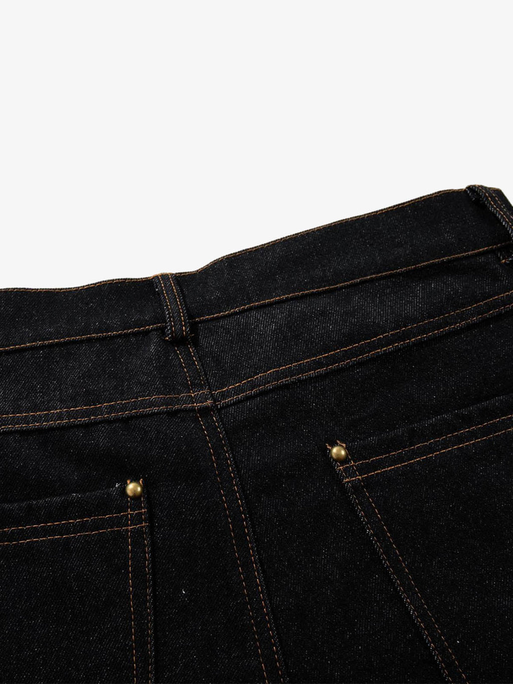 Double-Waisted Multi-Button Denim Jorts