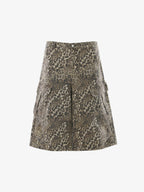Vintage Leopard Cargo Shorts